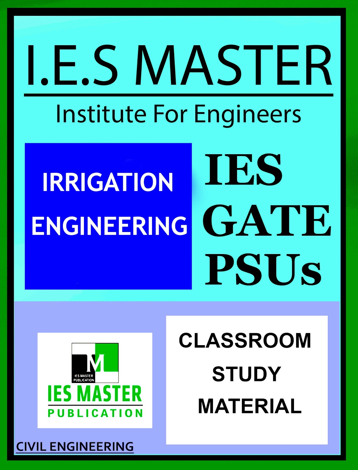 IES MASTER Irrigation Engineering Main Page 1