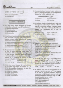 Strength of Materials ACE GATE IES PSU Study Material 2