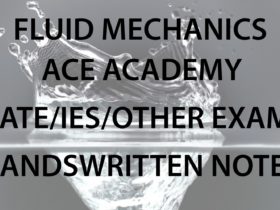 Fluid Mechanics ACE GATE Handwritten Notes CivilEnggForAll