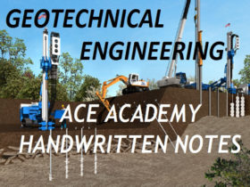 Geotechnical Engineering ACE Gate Handwritten Notes Free Download PDF