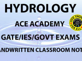Hydrology ACE Academy GATE Handwritten Notes Free Download PDF CivilEnggForAll 1