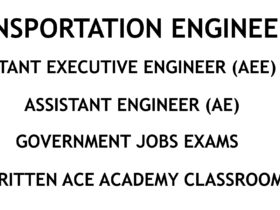 Transportation Engineering AE AEE Ace Academy Handwritten Notes PDF