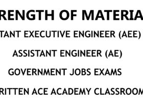 Strength of Materials AE & AEE Ace Academy Handwritten Notes PDF