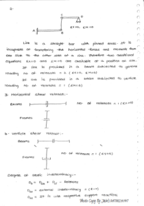 Structural Analysis Ace Academy AE AEE Handwritten Notes PDF