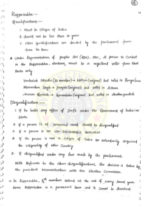 Indian Polity AE AEE Civil Engineering Handwritten Notes PDF