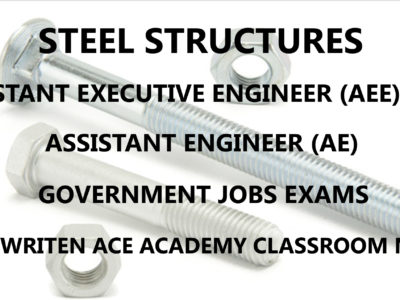 Steel Structures AE & AEE Ace Academy Handwritten Notes PDF