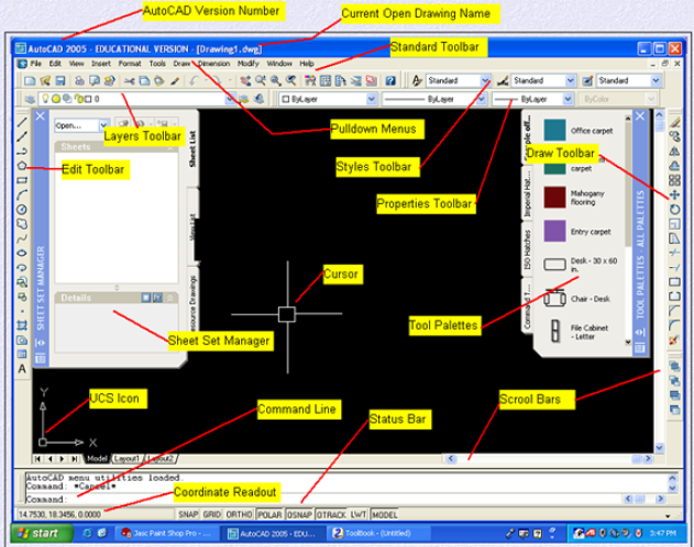 autocad commands with examples pdf