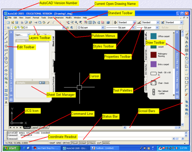 using autocad 2005