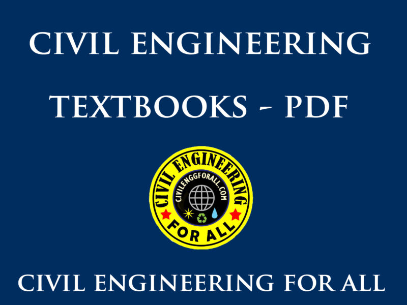 Civil Engineering Textbooks PDF Free Download