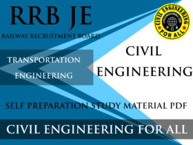 Transportation Engineering Study Material for RRB Junior Engineer Exam PDF - CivilEnggForAll Exclusive