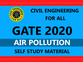 Air Pollution Civil Engineering GATE 2020 Study Material Free Download PDF - CivilEnggForAll Exclusive