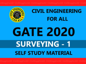 Surveying-1 Civil Engineering GATE 2020 Study Material Free Download PDF - CivilEnggForAll Exclusive