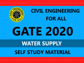 Water Supply Civil Engineering GATE 2020 Study Material Free Download PDF - CivilEnggForAll Exclusive