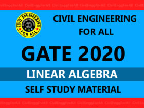 Linear Algebra Engineering Mathematics GATE 2020 Study Material Free Download PDF - CivilEnggForAll Exclusive