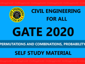 Permutations and Combinations, Probability GATE 2020 Study Material Free Download PDF - CivilEnggForAll Exclusive
