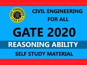 Reasoning Ability GATE 2020 Study Material Free Download PDF - CivilEnggForAll Exclusive